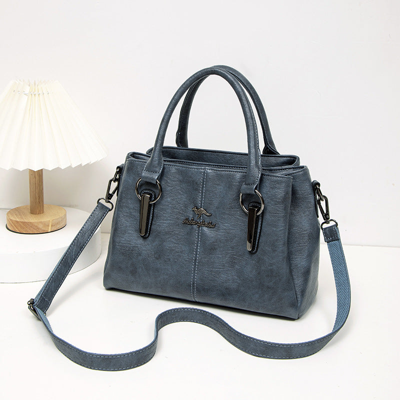 Fashion Large Capacity Wholesale Women's Crossbody Soft Leather Bag