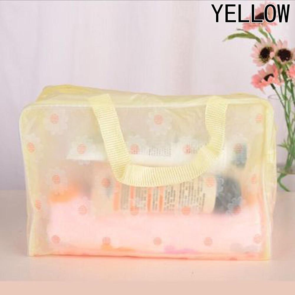 Fashion Waterproof PVC Makeup Cosmetics Bag Clear Transparent Travel Storage Box Girls Women Make up Pouch