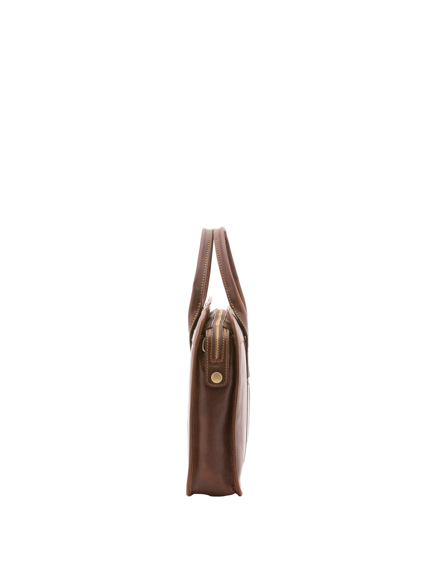 Borsa a mano unisex In Vera pelle Made in Italy 40x30x8 cm-2