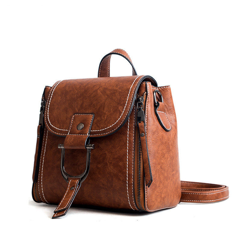 One Shoulder Summer Mini Soft Leather Bag