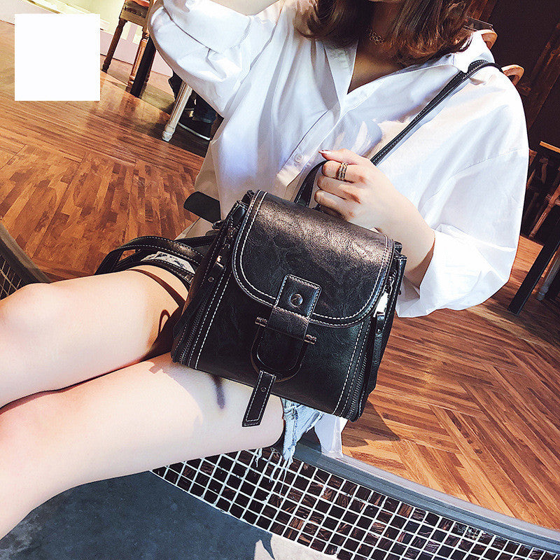 One Shoulder Summer Mini Soft Leather Bag
