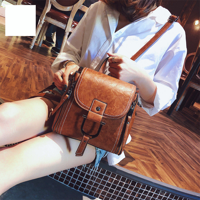 One Shoulder Summer Mini Soft Leather Bag