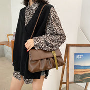 Folded Small Square Bag Fashion Messenger Bag Female Bag