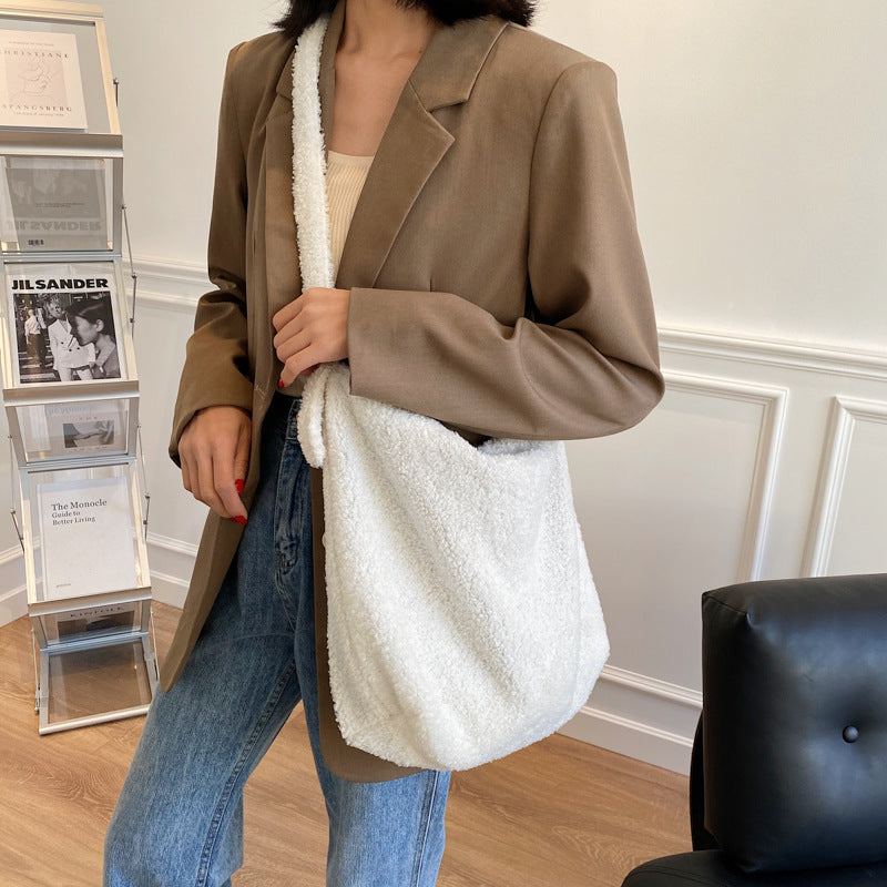 Soft Plush Bag Cute Plush Shoulder Bag Shoulder Bag