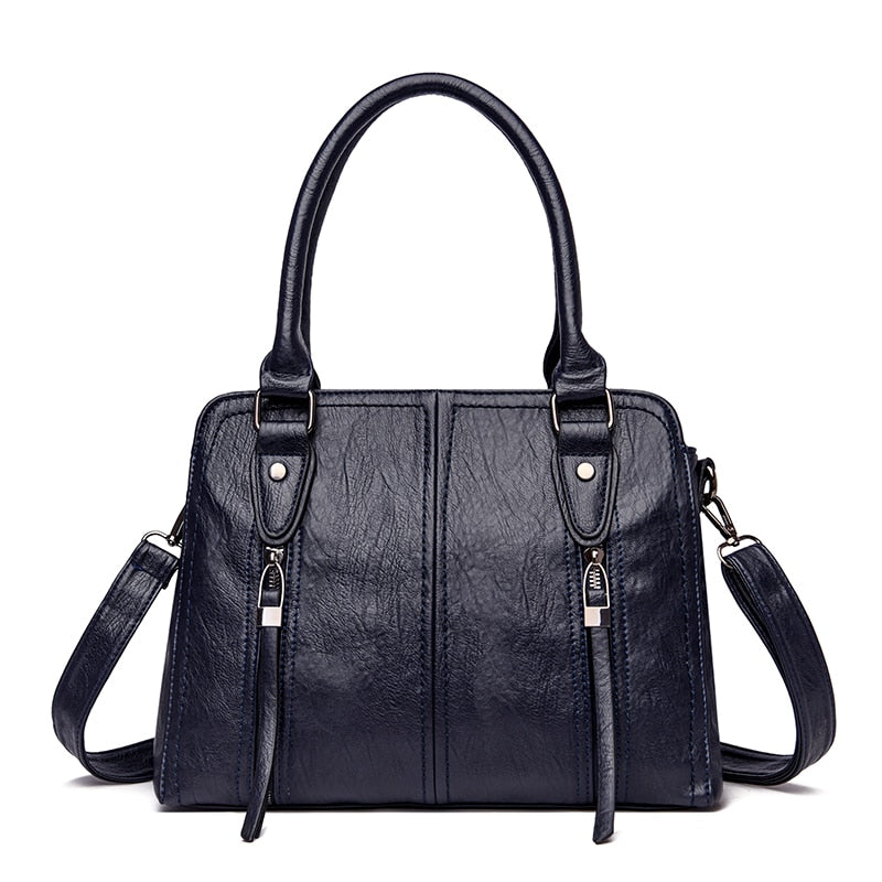 Borsa Donna Retrò in Pelle Grande Capienza Casual