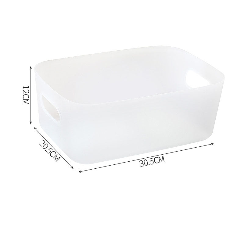 Plastic Storage Basket Bathroom Bathroom Cosmetics Storage Basket Kitchen Desktop Sundries Snack Storage Box