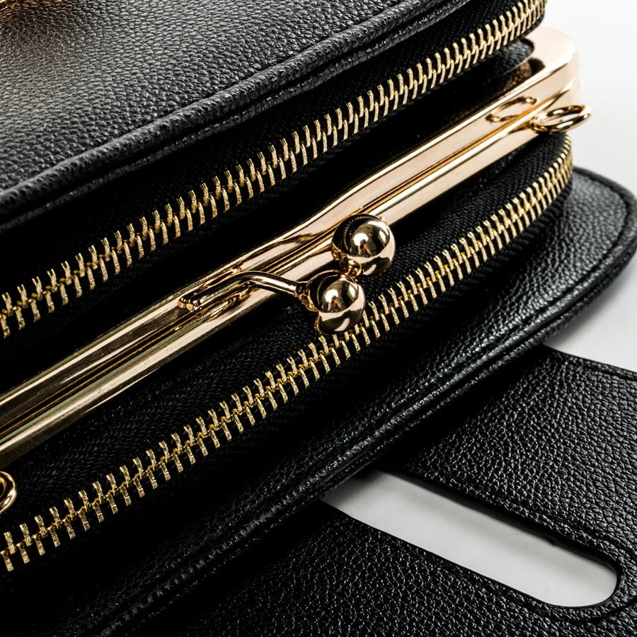 Borsa Donna Elegante a Tracolla con Catena e Fibbia