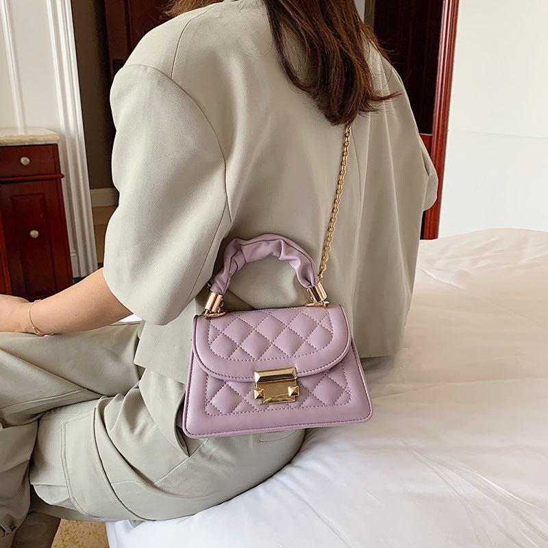 All-match diamond chain crossbody bag