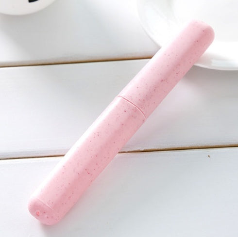 Wheat Straw Travel Toothbrush Cover Health Tooth Brushes Protector Portable Travel Toothbrush Box