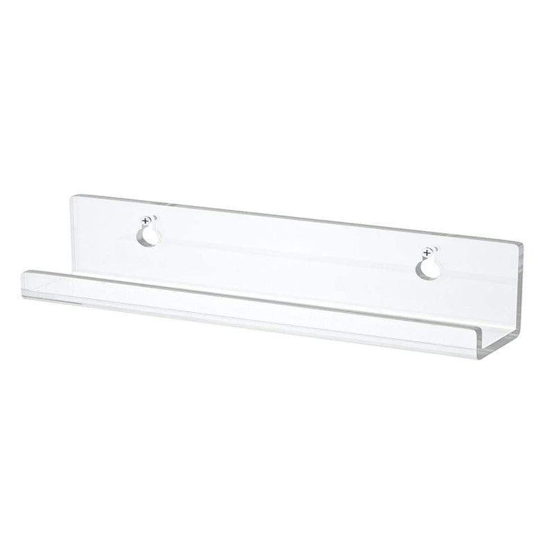 Transparent Acrylic Record Shelf Stand Wall Mounted Record Holder Album Display Storage Rack