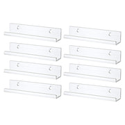 Transparent Acrylic Record Shelf Stand Wall Mounted Record Holder Album Display Storage Rack