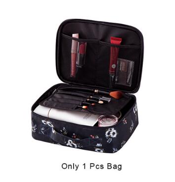 Travel Girl Makeup Box Cosmetic Bags Women's Trip Wash Toiletry Lipstick Eyelash Brush Pouch Case Accessories Supplies Product