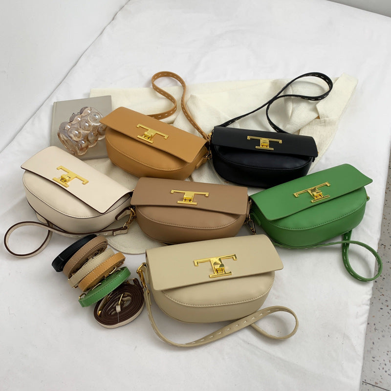 Borsa Saddle Primavera Fashion Texture