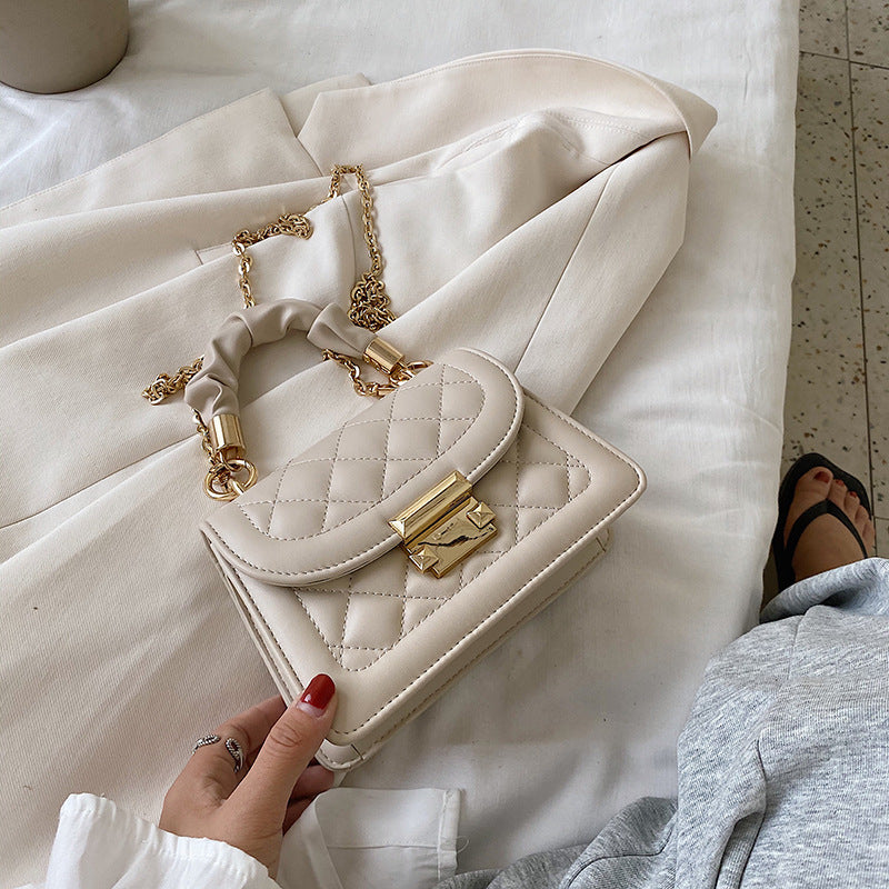 All-match diamond chain crossbody bag