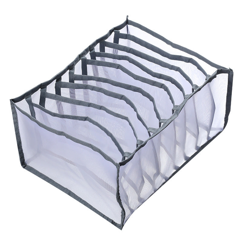 Mesh Clothes Storage Box Jeans Pants Sorting Box Wardrobe Wardrobe Clothes Drawer Divider Bag