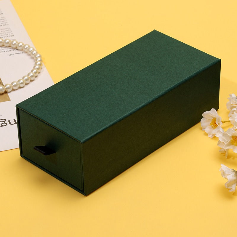 Drawer type glasses case