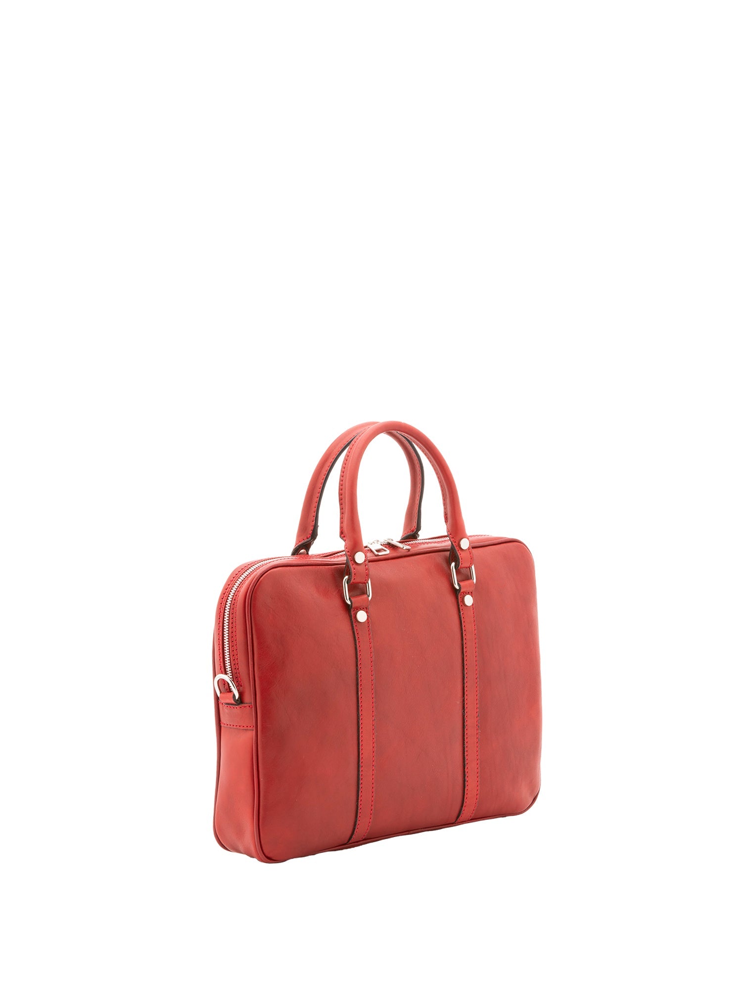 Borsa a mano unisex In Vera pelle Made in Italy 37x31x6 cm-1