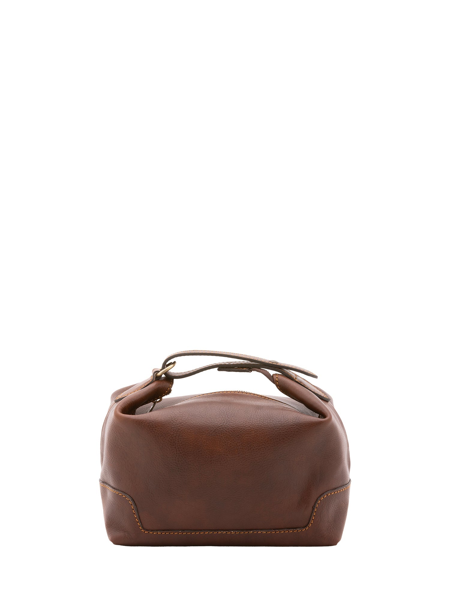 Borsa a mano unisex In Vera pelle Made in Italy 24x19x18 cm-3