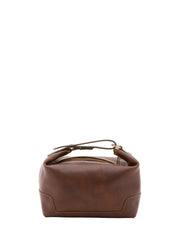 Borsa a mano unisex In Vera pelle Made in Italy 24x19x18 cm-0