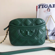 Camera bag leather diamond square bag shoulder messenger bag