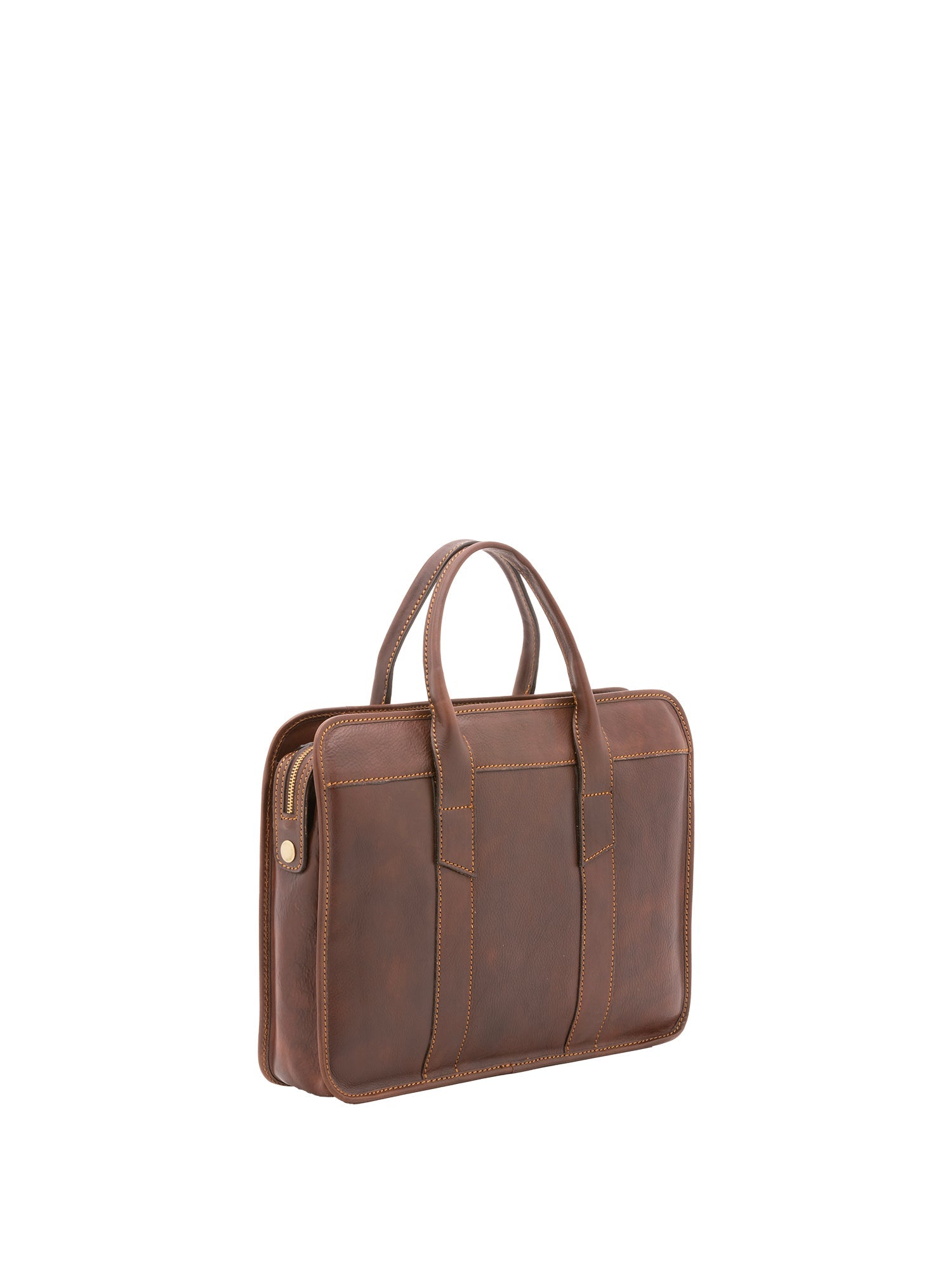 Borsa a mano unisex In Vera pelle Made in Italy 40x30x8 cm-1