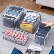 Mesh Clothes Storage Box Jeans Pants Sorting Box Wardrobe Wardrobe Clothes Drawer Divider Bag