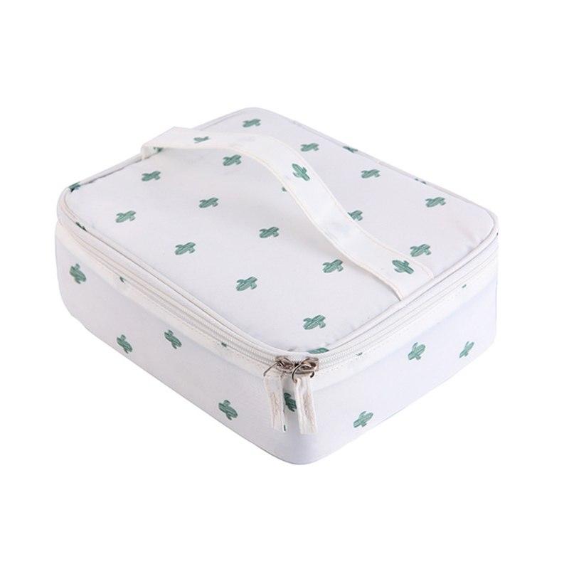 Travel Girl Makeup Box Cosmetic Bags Women's Trip Wash Toiletry Lipstick Eyelash Brush Pouch Case Accessories Supplies Product