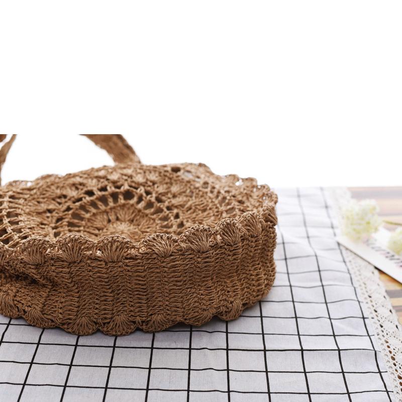 Borsa Paglia Boho Vintage Rattan Intrecciata