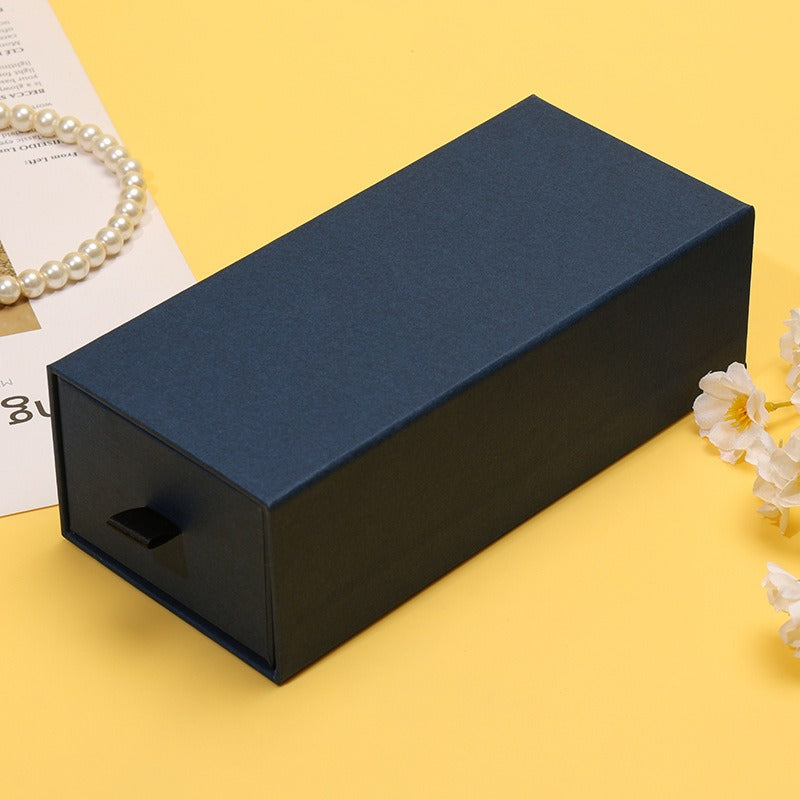 Drawer type glasses case