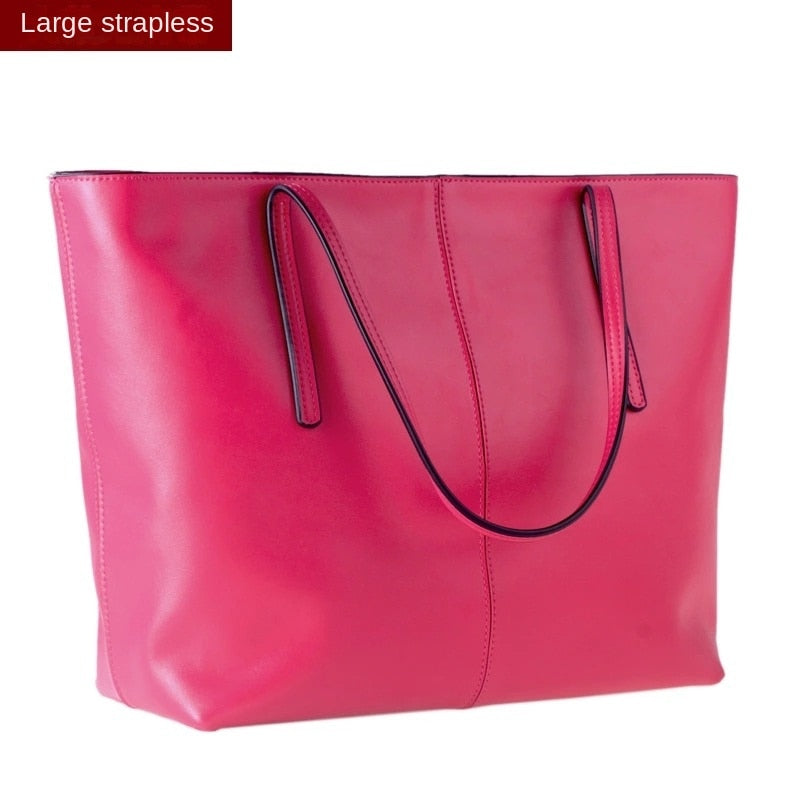 Borsa Luxury Pelle Designer Tote Grande Capacità