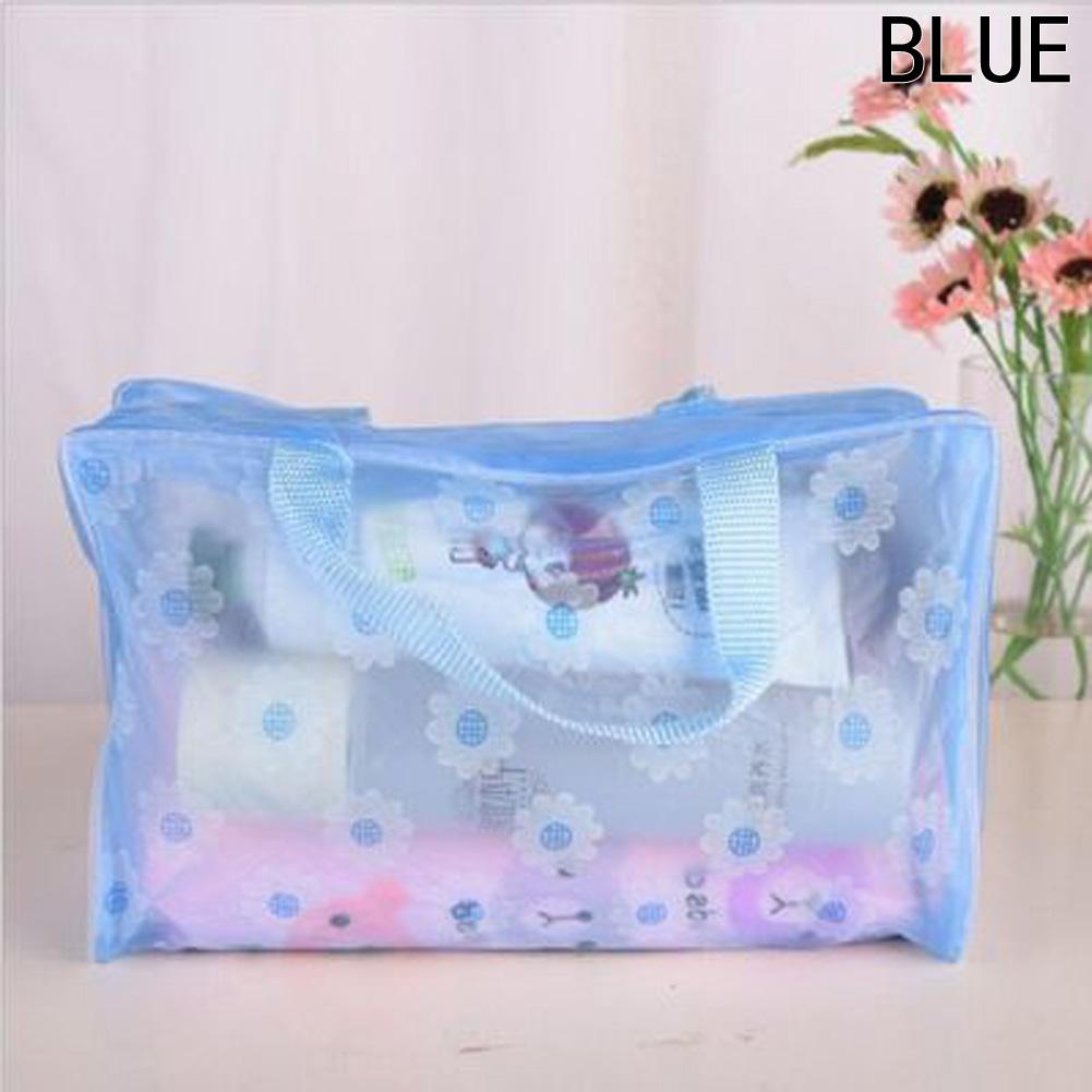 Fashion Waterproof PVC Makeup Cosmetics Bag Clear Transparent Travel Storage Box Girls Women Make up Pouch