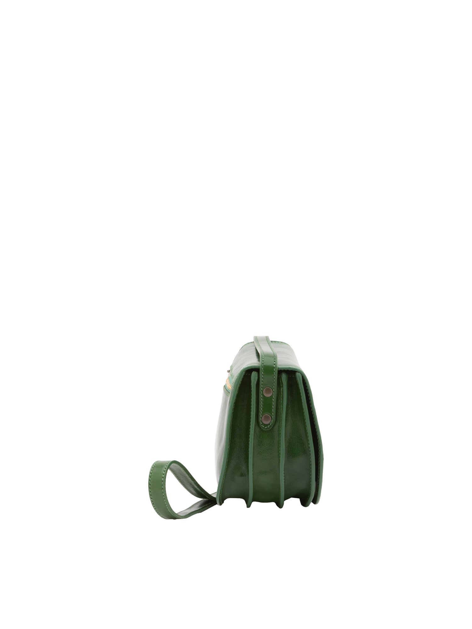 Borsa a tracolla da donna In Vera pelle Made in Italy 24x17x11 cm-2