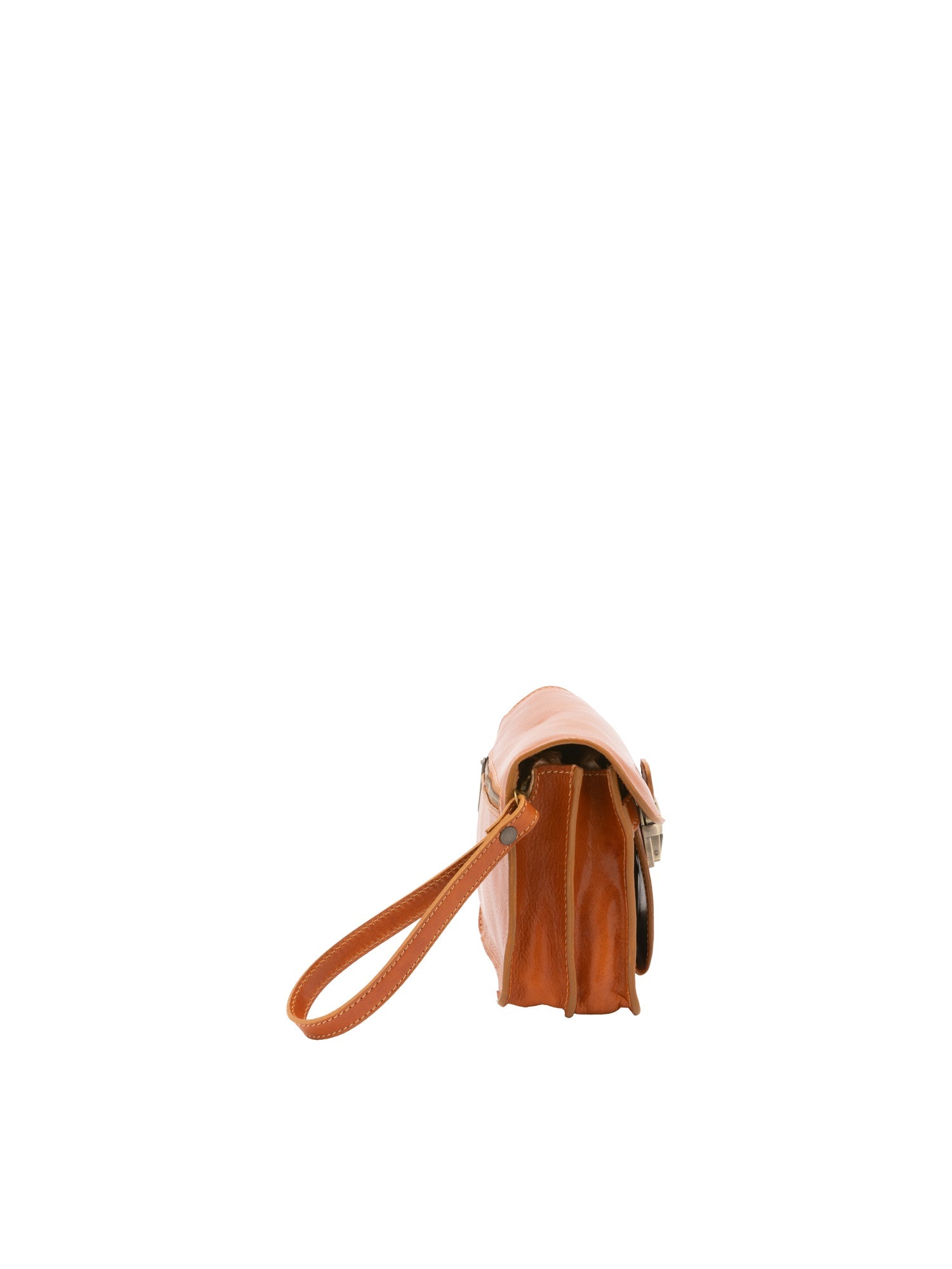 Borsa a mano da uomo In Vera pelle Made in Italy 24x17x8 cm-2