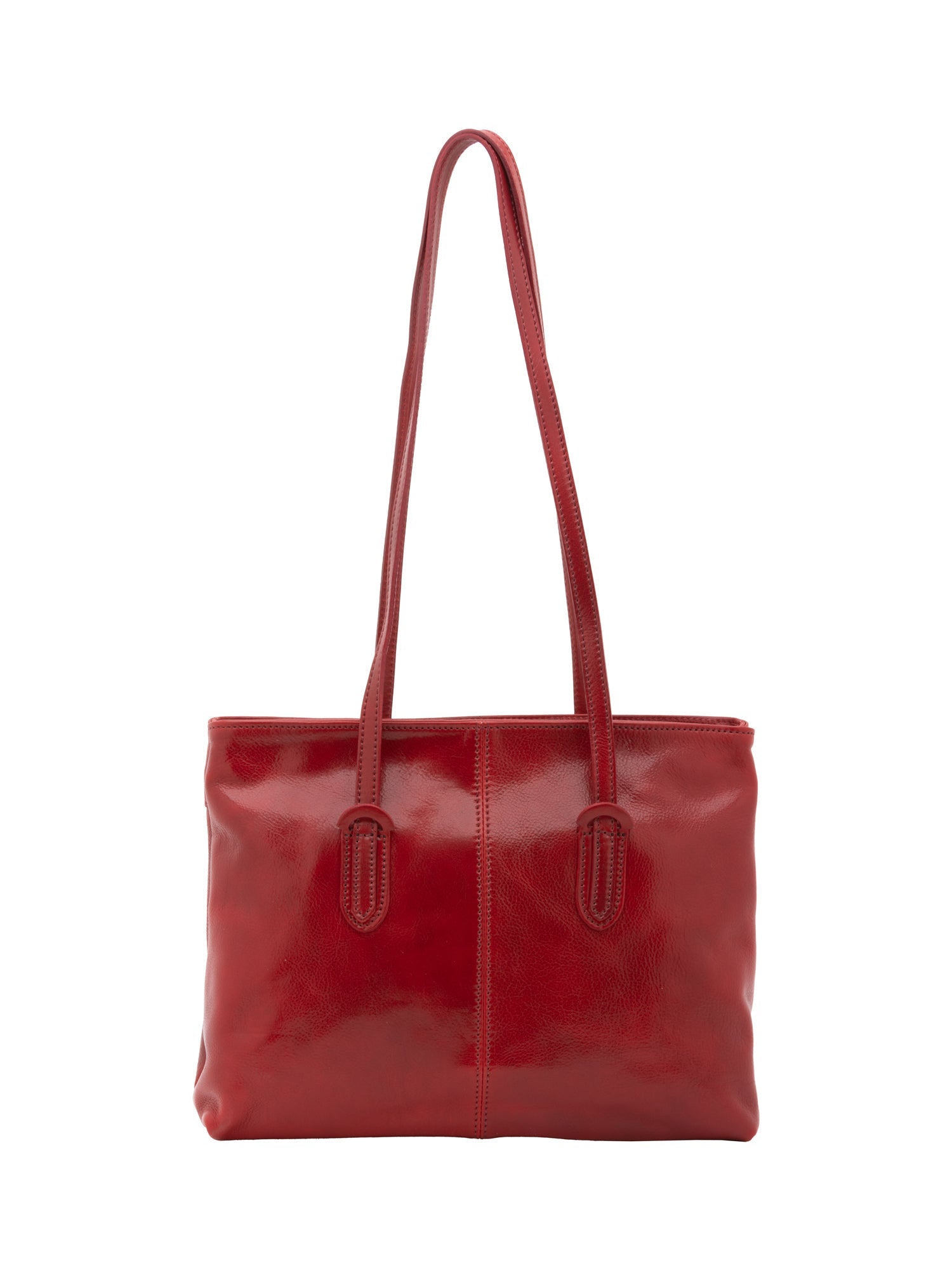Borsa a spalla da donna In Vera pelle Made in Italy 35x26x12 cm-0