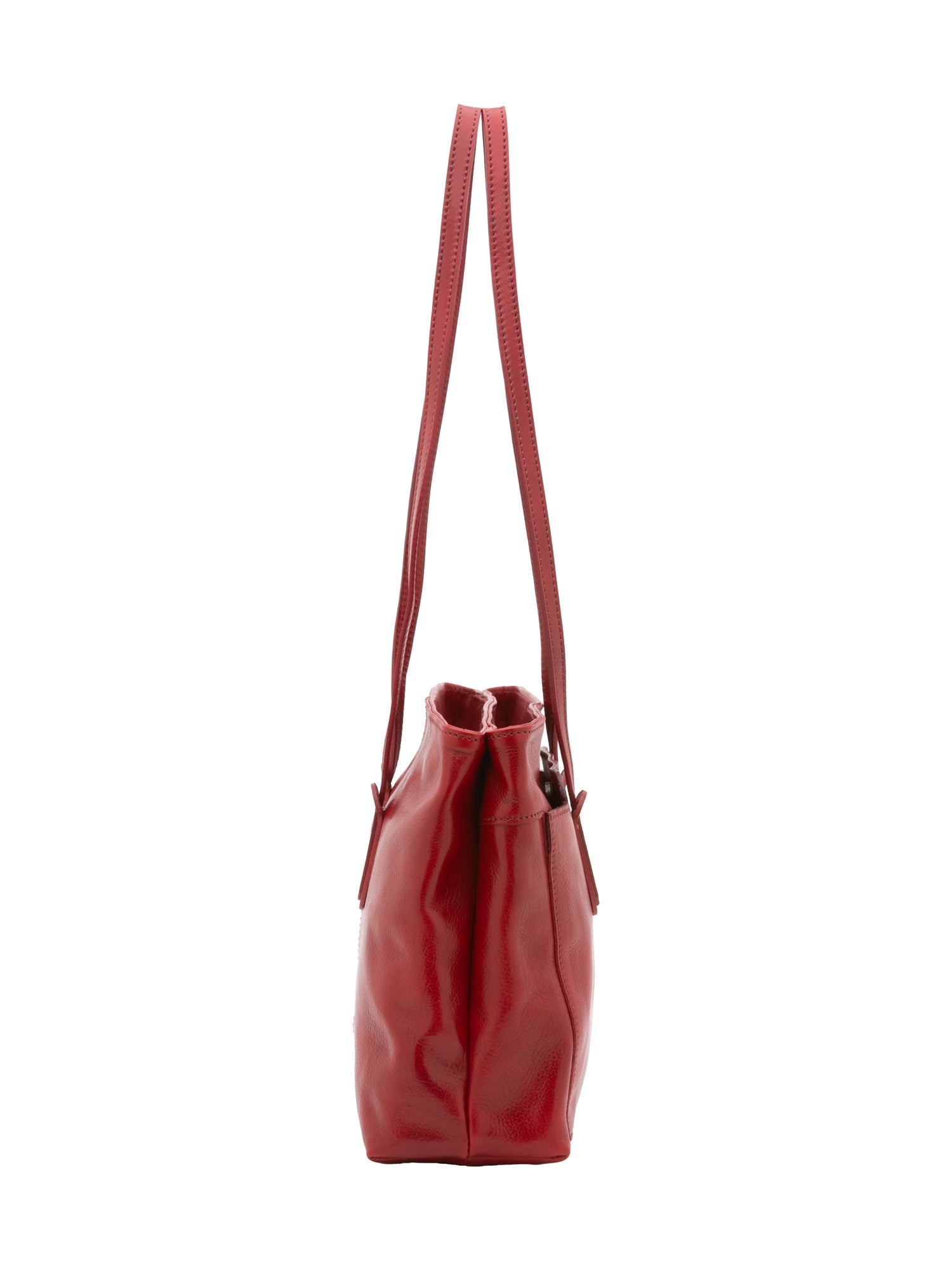 Borsa a spalla da donna In Vera pelle Made in Italy 35x26x12 cm-1