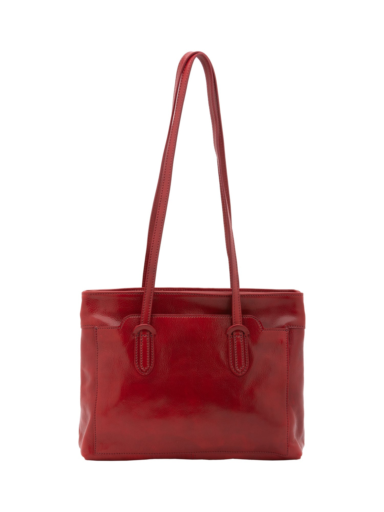 Borsa a spalla da donna In Vera pelle Made in Italy 35x26x12 cm-3