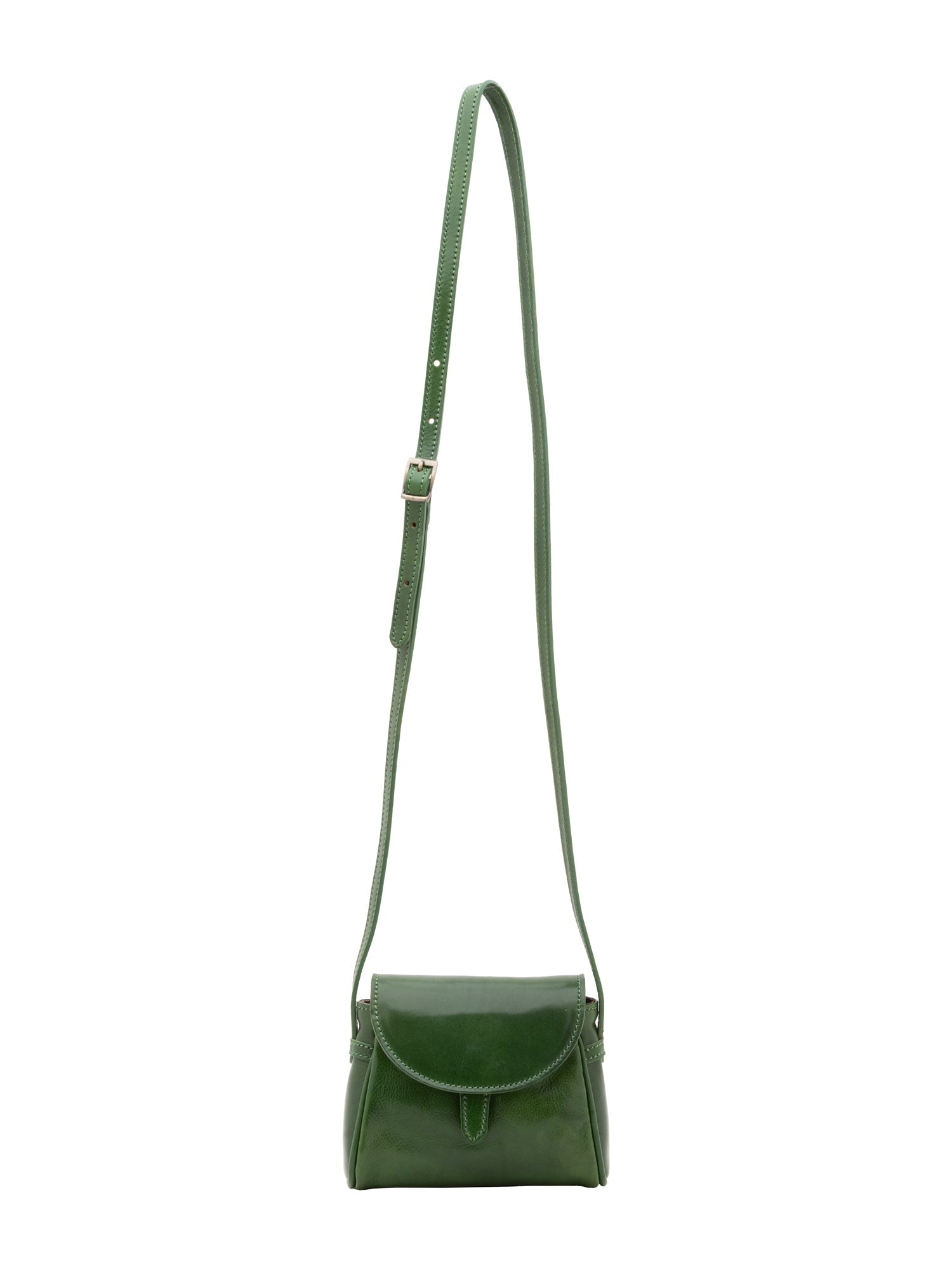 Borsa a tracolla da donna In Vera pelle Made in Italy 14x18x7 cm-0