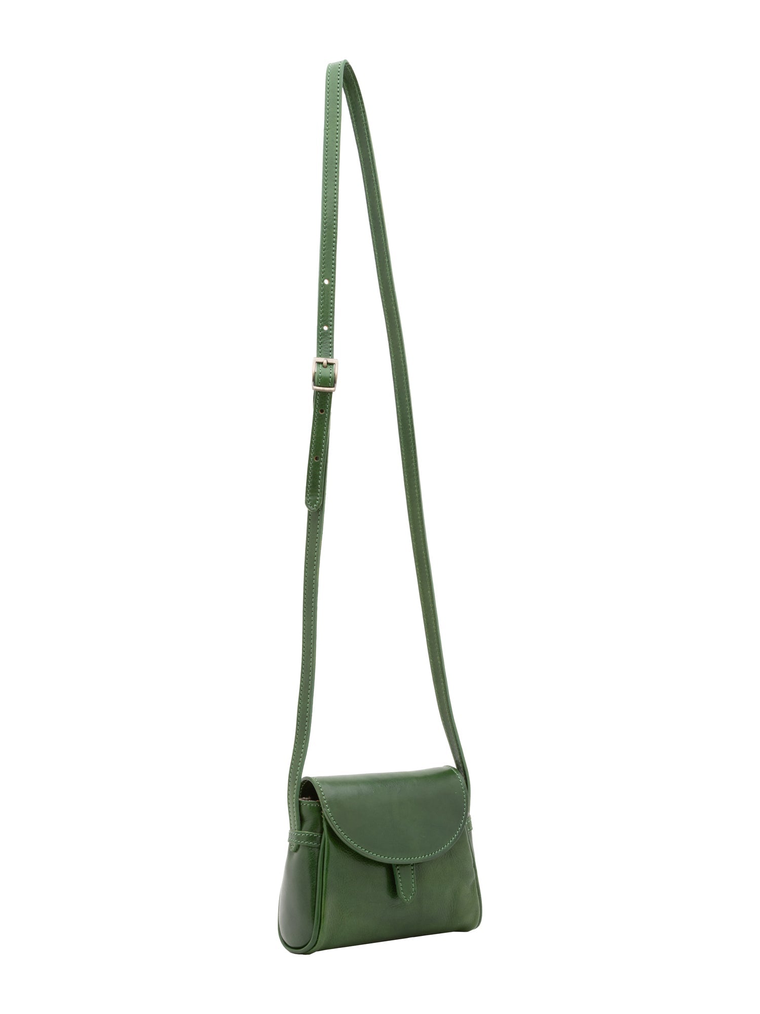Borsa a tracolla da donna In Vera pelle Made in Italy 14x18x7 cm-1