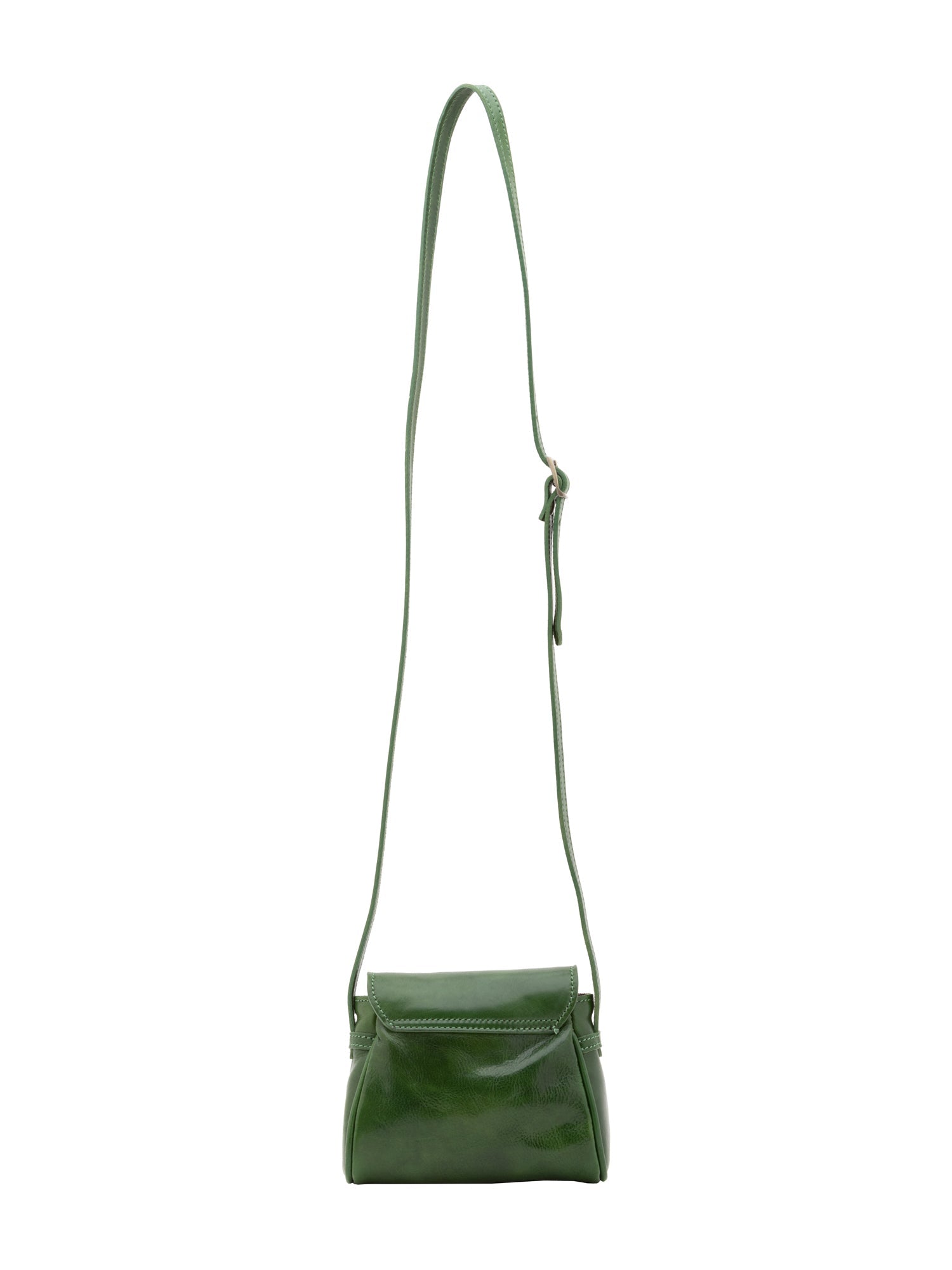 Borsa a tracolla da donna In Vera pelle Made in Italy 14x18x7 cm-3