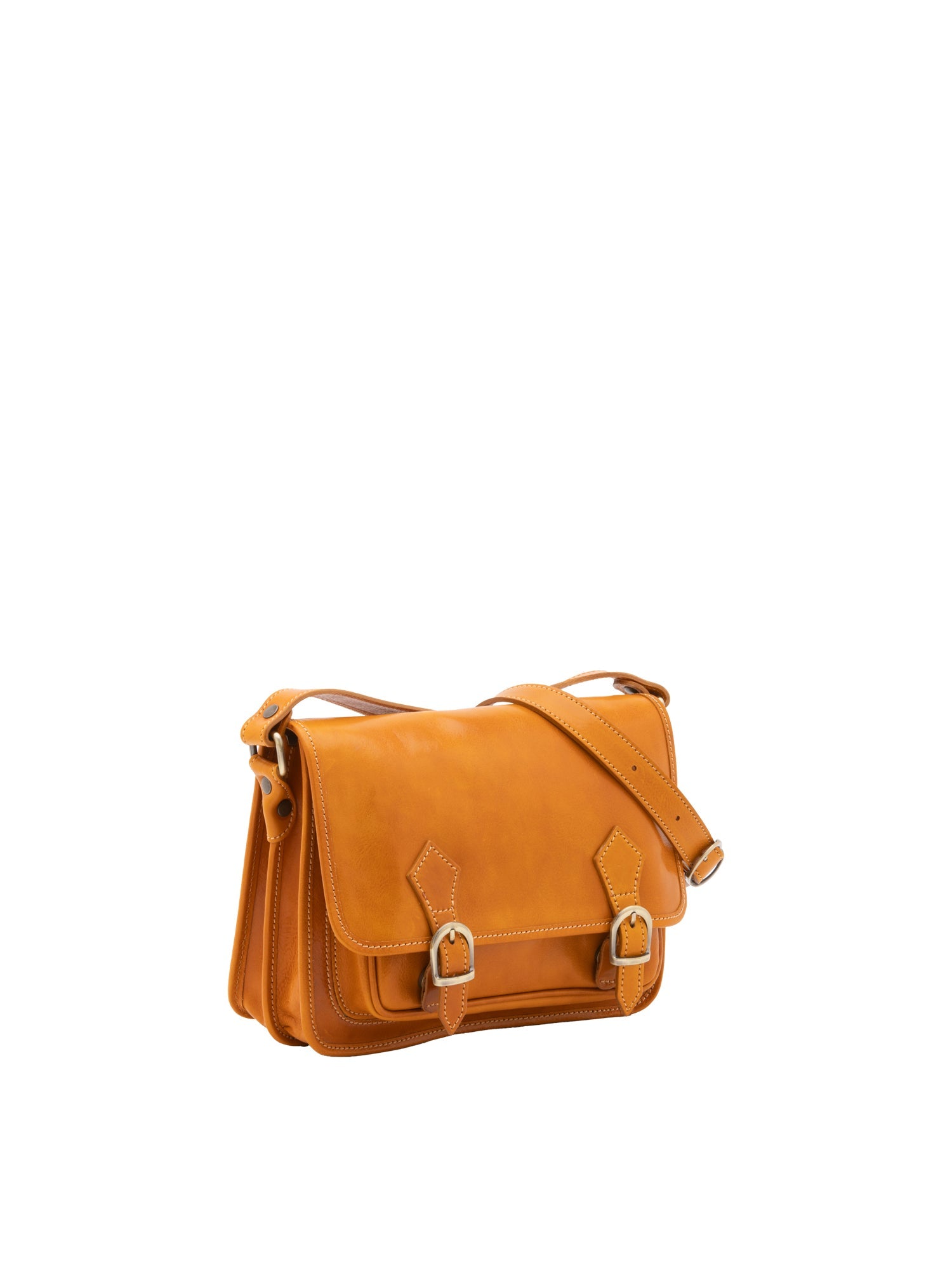 Borsa a tracolla da donna In Vera pelle Made in Italy 27,5x22x12 cm-1