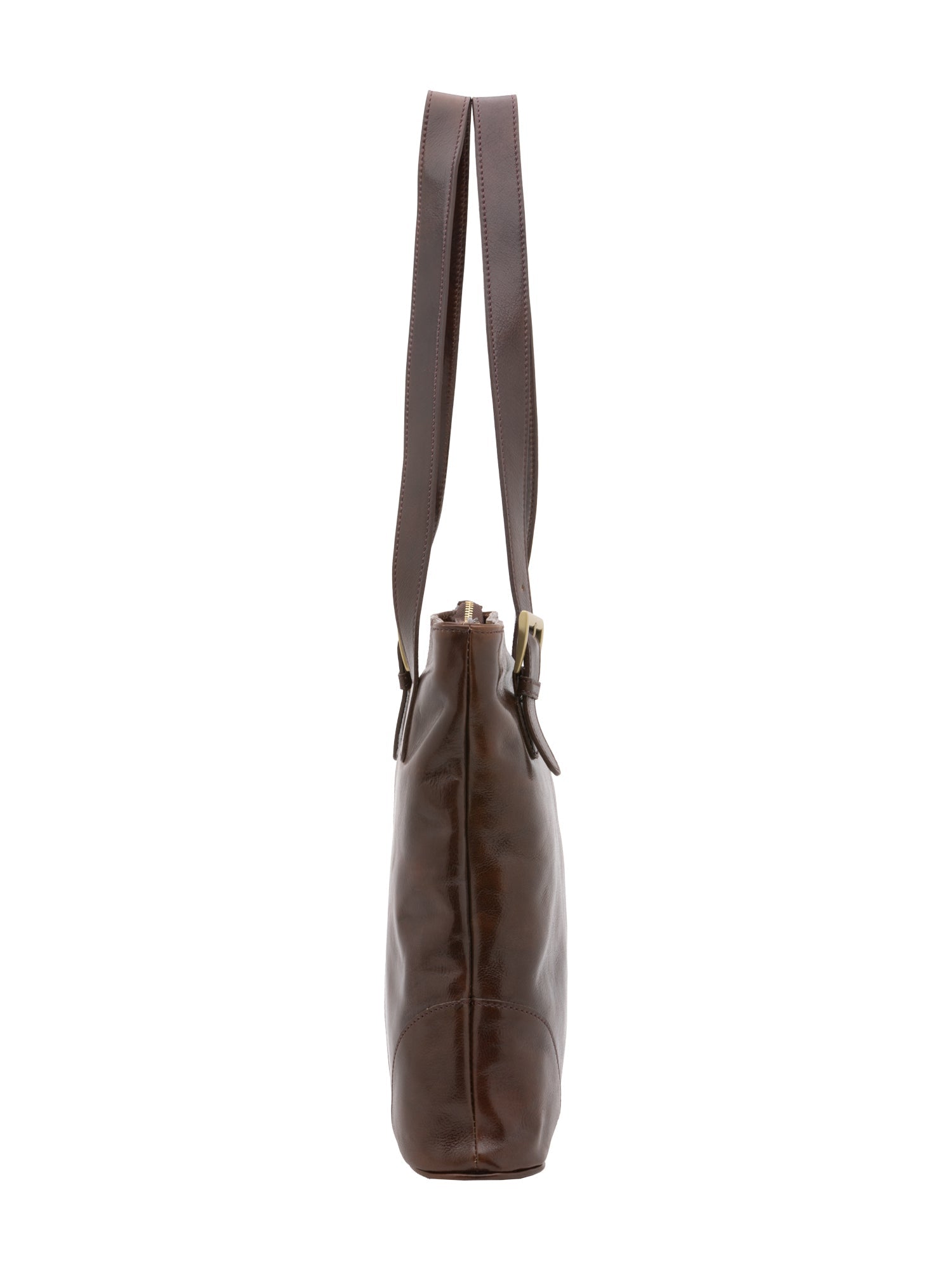 Borsa a spalla da donna In Vera pelle Made in Italy 33x35x8 cm-2