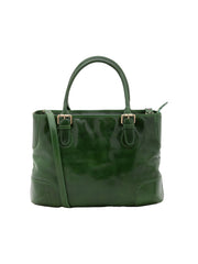 Borsa a tracolla da donna In Vera pelle Made in Italy 28x43x16 cm-0