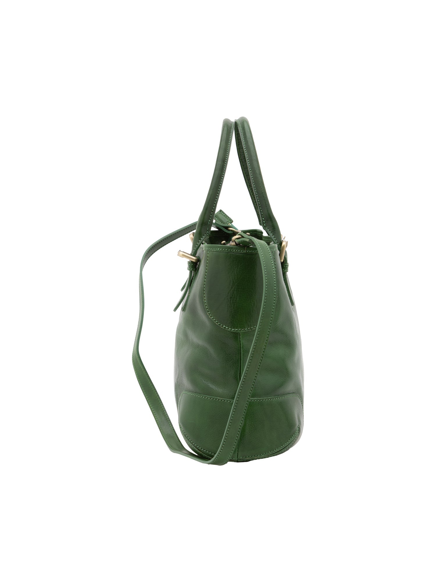 Borsa a tracolla da donna In Vera pelle Made in Italy 28x43x16 cm-2