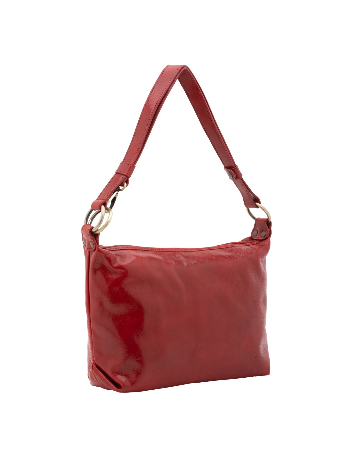 Borsa a spalla da donna In Vera pelle Made in Italy 38x23x10 cm-1