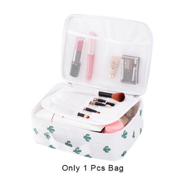 Travel Girl Makeup Box Cosmetic Bags Women's Trip Wash Toiletry Lipstick Eyelash Brush Pouch Case Accessories Supplies Product
