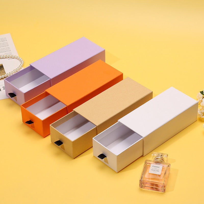 Drawer type glasses case