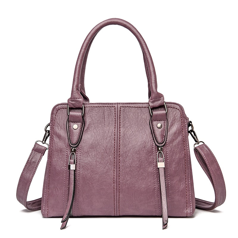 Borsa Donna Retrò in Pelle Grande Capienza Casual