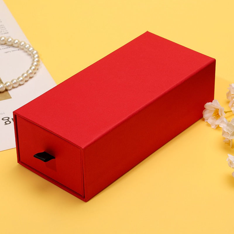 Drawer type glasses case