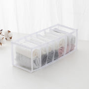 Grid Storage Box Clothes Drawer Mesh Compartment Underwear And Pants Simple And Light Storage Bag