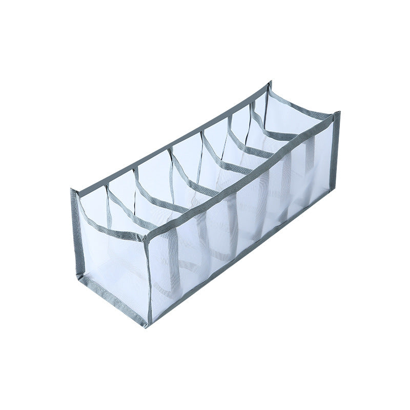 Fabric Underwear Storage Box Drawer Type Socks Artifact Put Bra Underwear Separate Lattice Wardrobe Finishing Home